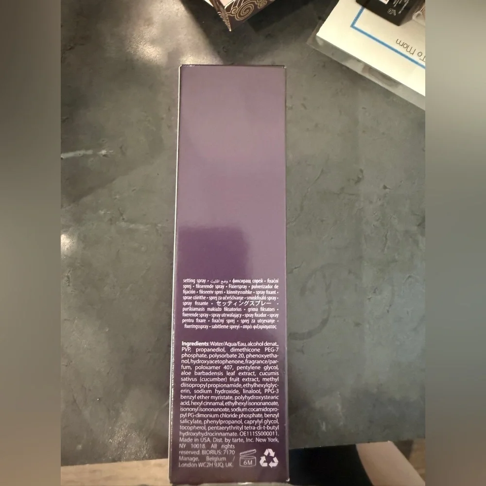 Tarte Cosmetics Setting Spray in Purple